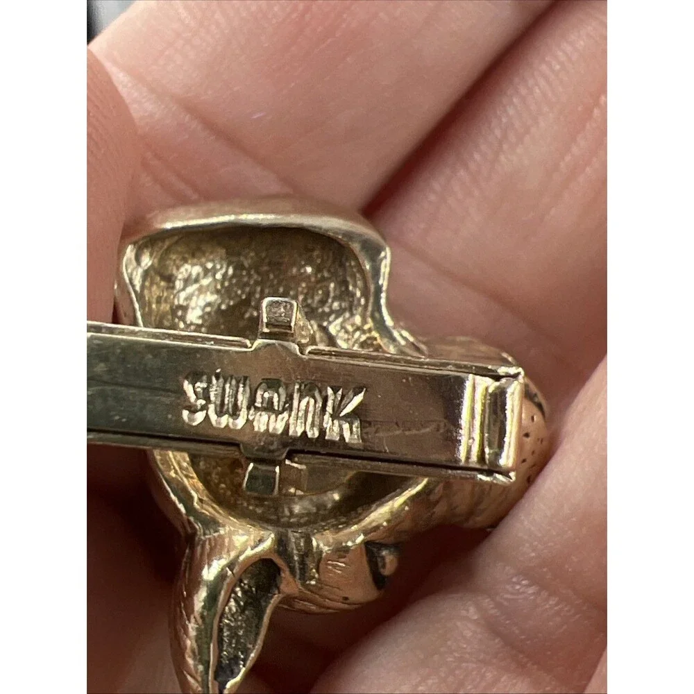 Vintage Swank BullDog cufflinks Dog Breeder Animal Lover boxer Veterinarian Gift